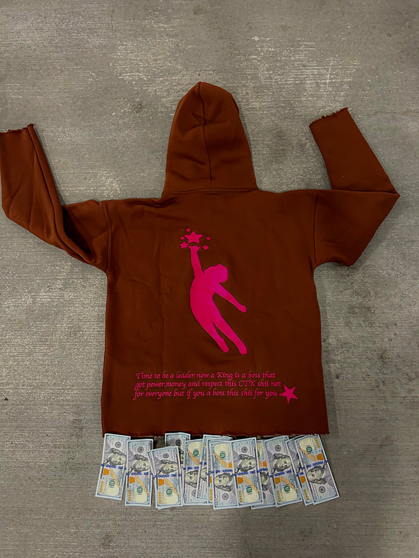 PINK CERTIFIED KING HOODIE