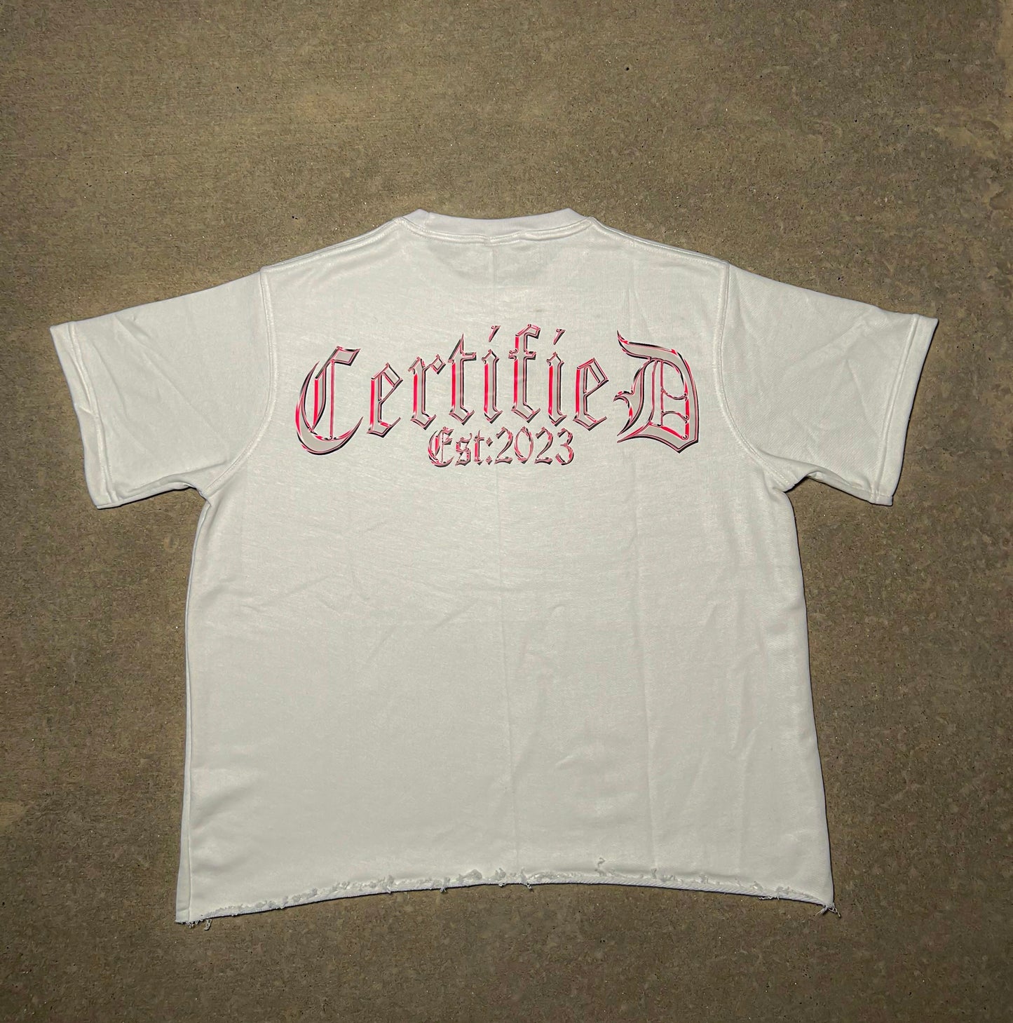 CERTIFIED EST 2023 TEE- PINK