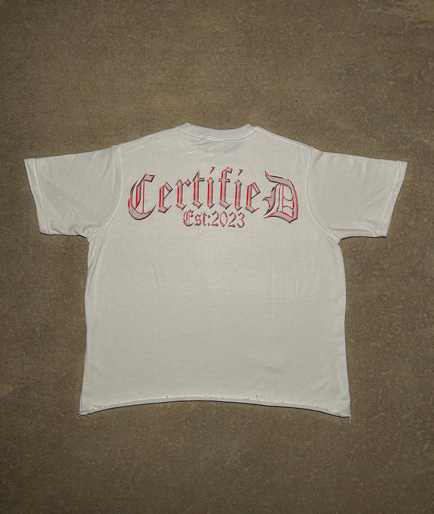 CERTIFIED EST 2023 TEE- RED