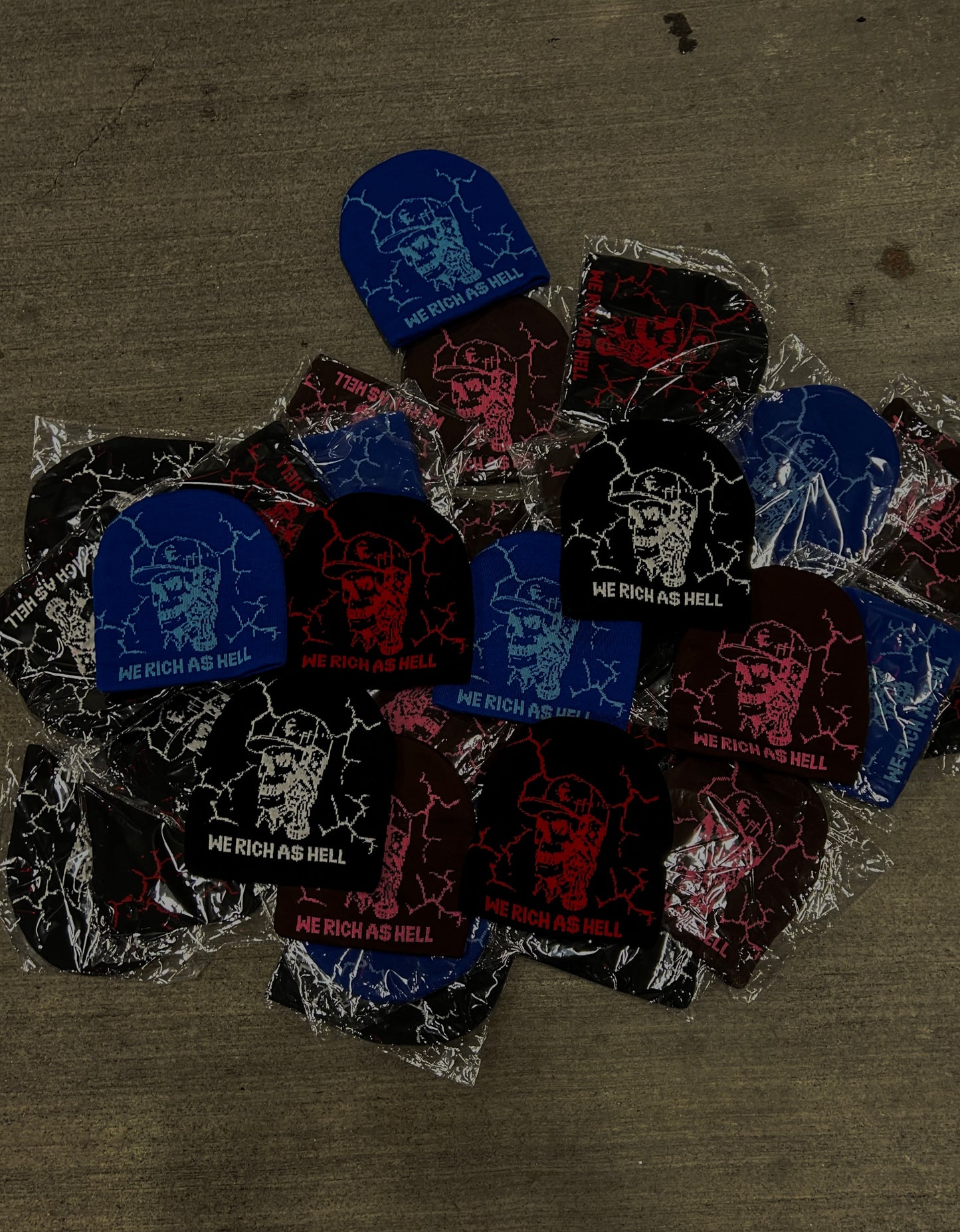 CTK WE RICH AS HELL BEANIE